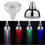 Cap de dus cu led-uri colorate