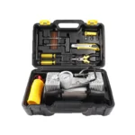 Kit de reparație pentru pneuri, cu compresor de 12V cu 2 cilindri și 7 accesorii - imagine 2