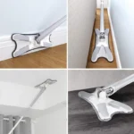 Mop cu burete din fibre, tip X pentru stoarcere, cap rotativ 360° și braț extensibil - imagine 3