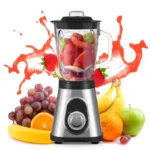 Blender inox SonyMax 2 în 1, 5 viteze, 2200W, cu râșniță inclusă