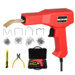 Trusa de sudură pentru plastic, pistol profesional pentru lipire/sudare, kit de reparare a fisurilor din polipropilenă, include 200 de capse de întărire, putere 50W