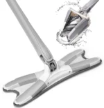 Mop cu burete din fibre, tip X pentru stoarcere, cap rotativ 360° și braț extensibil - imagine 4