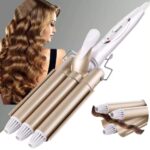 Ondulator păr cu 3 tuburi de 25 mm, temperatură ajustabilă 170-220 °C