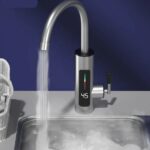 Robinet electric instant plastic, cu display si rotire 360 grade, 3000W